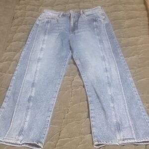 Classic Light Blue Straight Leg Women's Jeans
